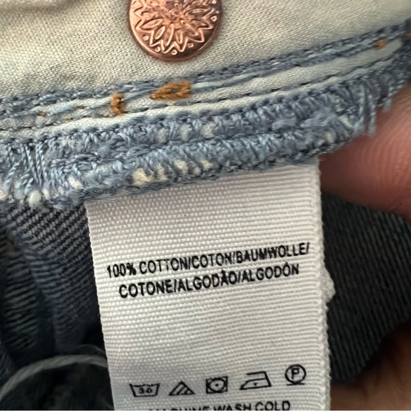 Free People Pioneer Straight Jeans in Washed Denim - Picture 13 of 13